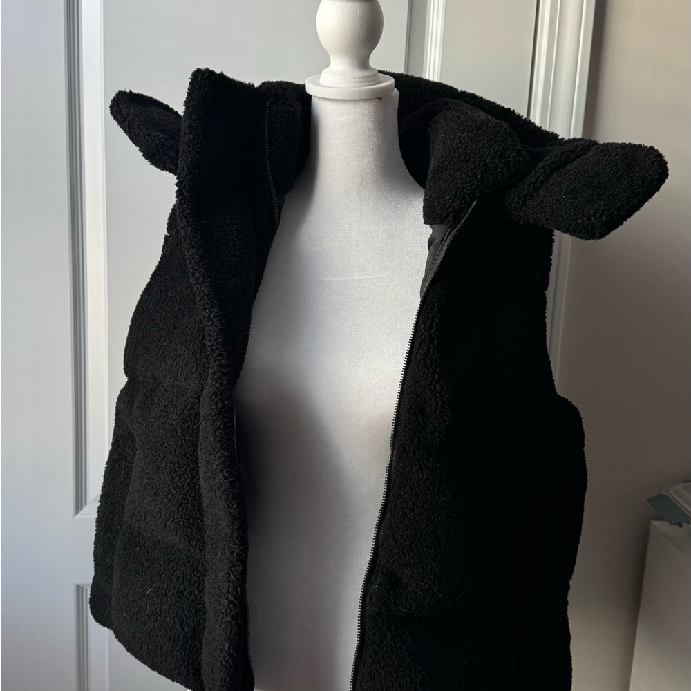 Cozy Black Kids Jacket